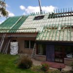 Zateplení střecha shora izolace ICYNENE
